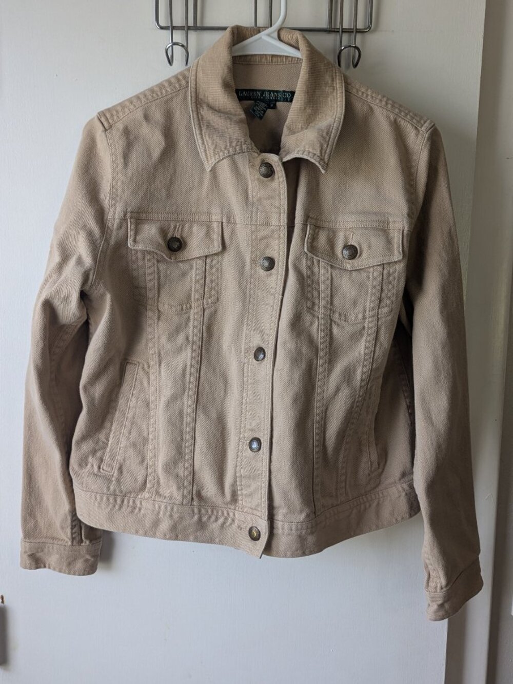Ralph Lauren Khaki Jean Jacket Size Medium